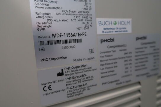 Ultra-low temperature Freezer PHCBI MDF-1156ATN