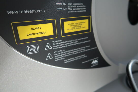 Laser Diffraction Particle Size Analyzers MALVERN mastersizer 3000