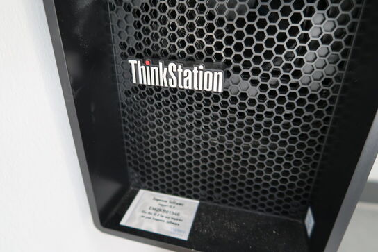 Computerskærm LENOVO ThinkVision P27u-20, computer LENOVO ThinkStation