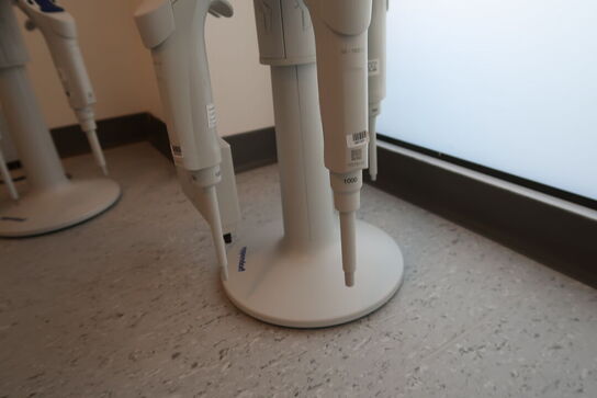 Stativ med 4 stk. pipetter EPPENDORF
