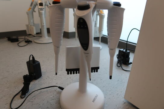 Stativ med 4 stk. pipetter SARTORIUS