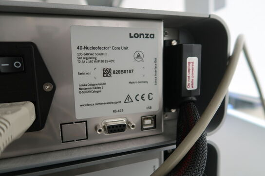 4D-Nucleofector Core Unit, X Unit LONZA