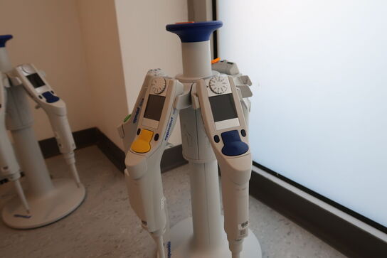 Stativ med 4 stk. pipetter EPPENDORF