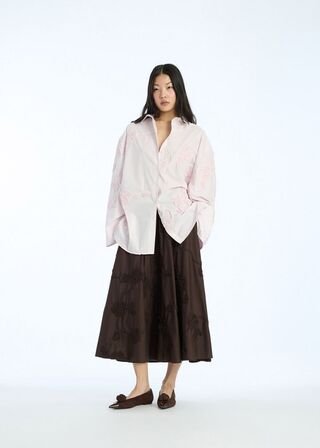 Flower Oversized Shirt ROTATE BY BIRGER CHRISTENSEN Str.: 34