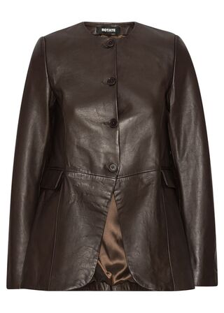 Flared Leather Jacket ROTATE BY BIRGER CHRISTENSEN Str.: 38