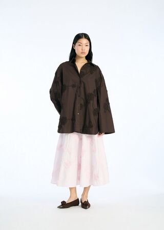 Flower Oversized Shirt ROTATE BY BIRGER CHRISTENSEN Str.: 34