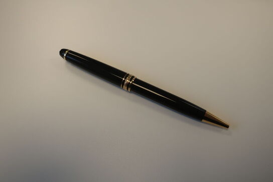 Kuglepen MONTBLANC Meisterstück (brugt og graveret)