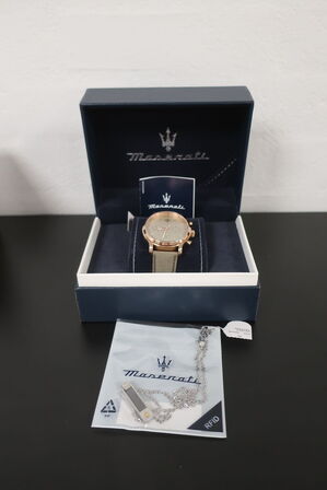 Herreur samt halskæde MASERATI Epoca 42 mm.