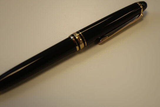 Kuglepen MONTBLANC Meisterstück (brugt og graveret)