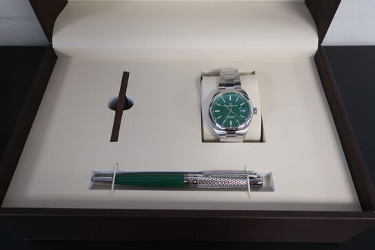 Herreur PHILIP WATCH Caribe Urban 39 mm. samt kuglepen