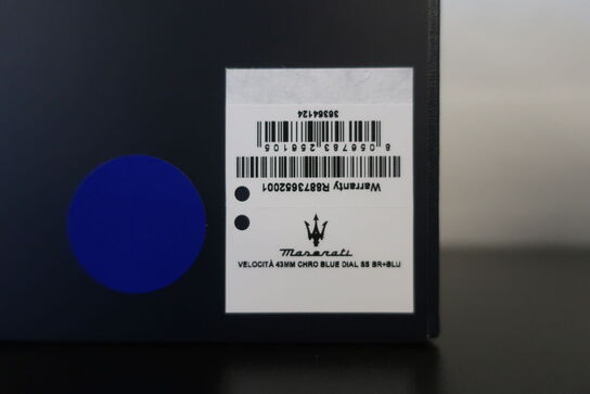 Herreur MASERATI Velocitá 43 mm. 