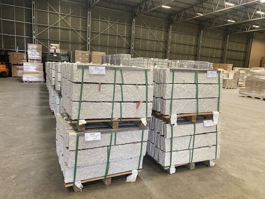 Granit kantsten 100x20x7 cm. 72 meter i alt.