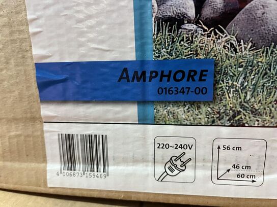 Parti springvand og figurer