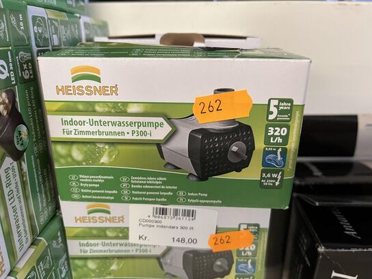 4 stk. Indendørs pumper