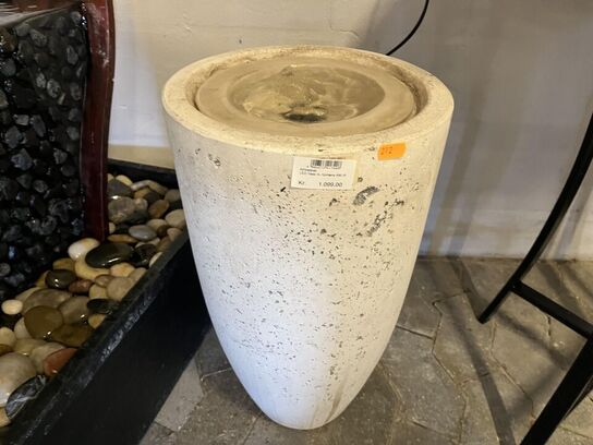 LED vase med fontæne