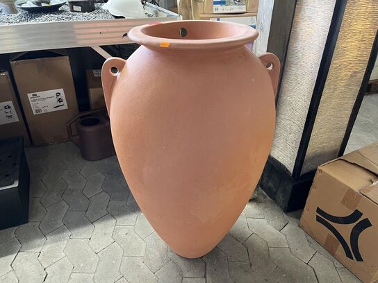 To store krukker, plast