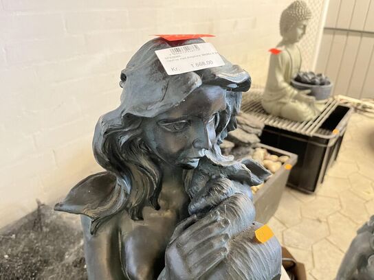 Springvandsfigur inkl. Pumpe