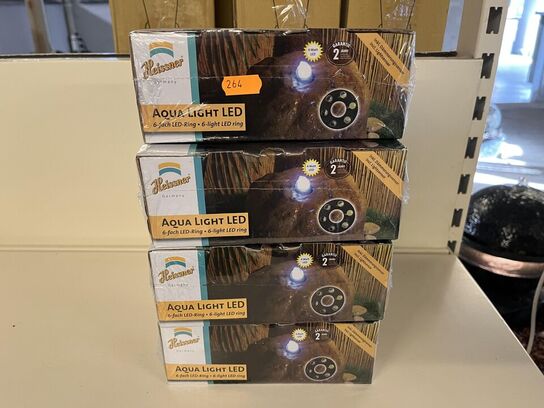 4 stk. Aqua light LED