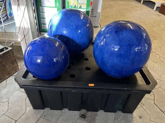 Springvand med tre sten