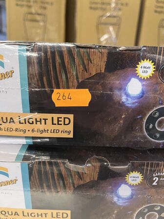 4 stk. Aqua light LED