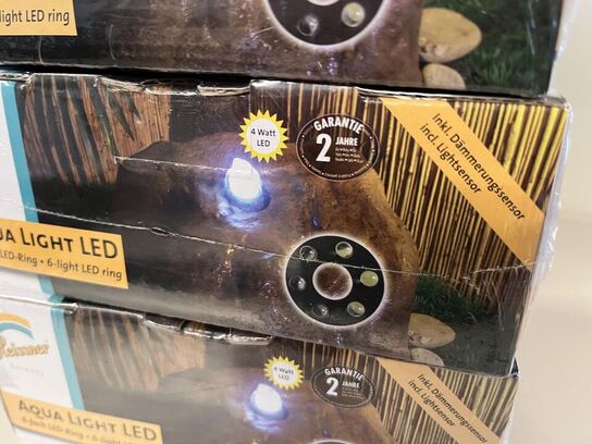 4 stk. Aqua light LED
