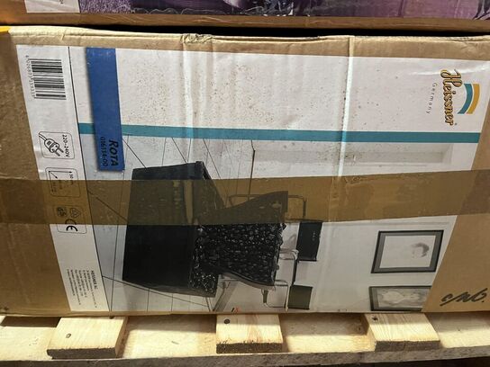 Parti springvand og figurer