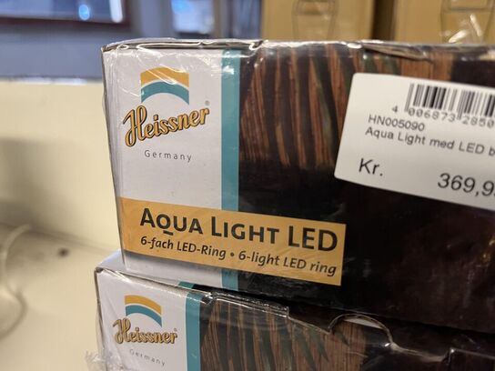 4 stk. Aqua light LED