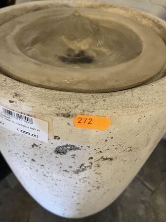 LED vase med fontæne