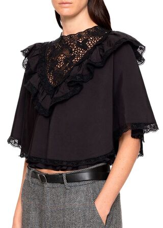 Shanna Lace Capelet Top SEA NEW YORK Str.: S