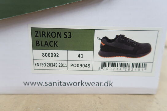Sikkerhedssko Str. 41 SANITA Model: ZIRKON S3 