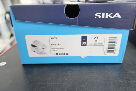 2 Par Sikkerhedssko Str. 39 SIKA Model: PROFLEX 19324, FLEX LBS 8005
