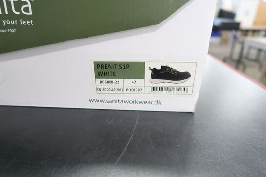 Sikkerhedssko Str. 47 SANITA Model: PRENIT S1P