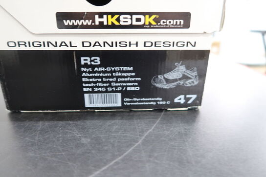 Sikkerhedssko Str. 47 HKSDK Model: R3 