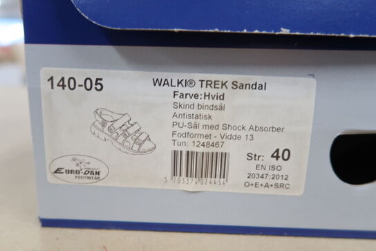 Sikkerhedssko Str. 40 EURO DAN FOOTWEAR Model: WALKI 140-05