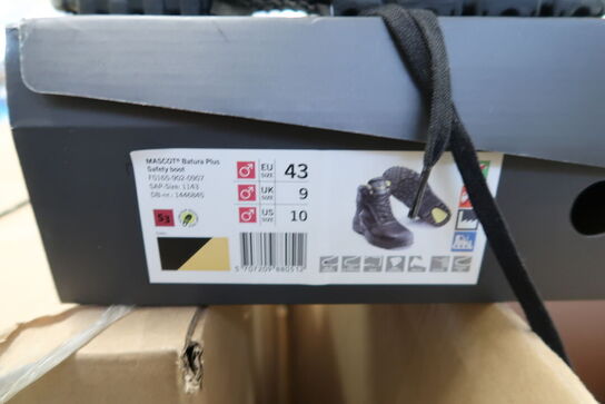 Sikkerhedssko Str. 43 MASCOT  Model: BATURA PLUS 1142