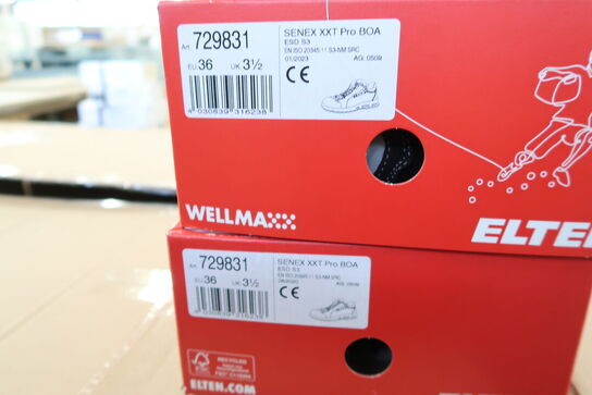 2 Par Sikkerhedssko Str. 36 ELTEN Model: SENEX XXT PRO BOA ESD56