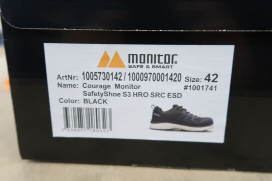 Sikkerhedssko Str. 42 MONITOR Model: COURAGE 1001357