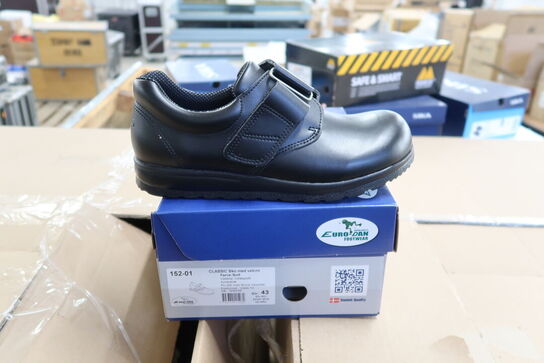 Sikkerhedssko Str. 43 EURO DAN FOOTWEAR Model: CLASSIC 152-01