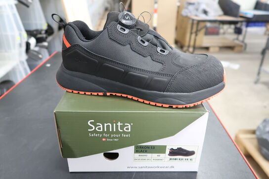 Sikkerhedssko Str. 40 SANITA Model: ZIRKON S3 