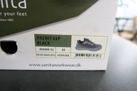 Sikkerhedssko Str. 39 SANITA Model: PRENIT S1P