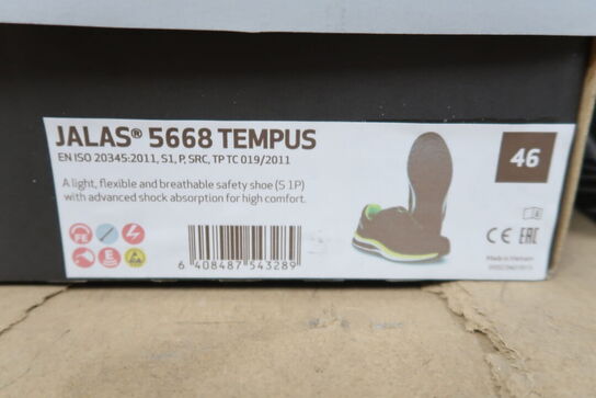 2 Par Sikkerhedssko Str. 46 JALAS Model: TEMPUS 5668, ZENIT 3018