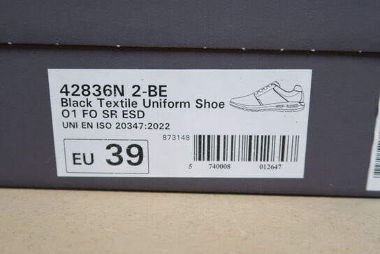 Sikkerhedssko Str. 39 2BE Model: UNIFORM 42836N