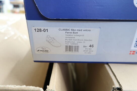 Sikkerhedssko Str. 46 EURO DAN FOOTWEAR Model: CLASSIC 128-01