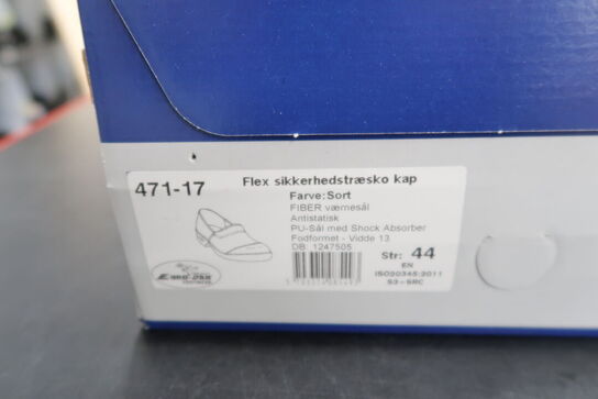 Sikkerhedssko Str. 44 EURO DAN FOOTWEAR Model: FLEX 471-17