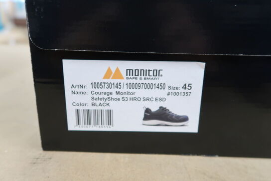 Sikkerhedssko Str. 45 MONITOR Model: COURAGE 1001357