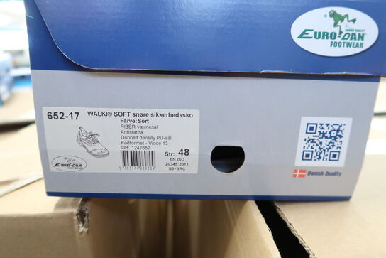 Sikkerhedssko Str. 48 EURO DAN FOOTWEAR Model: WALKI 652-17