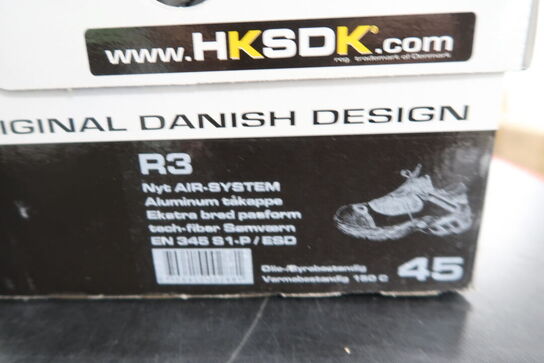 Sikkerhedssko Str. 45 HKSDK Model: R3 