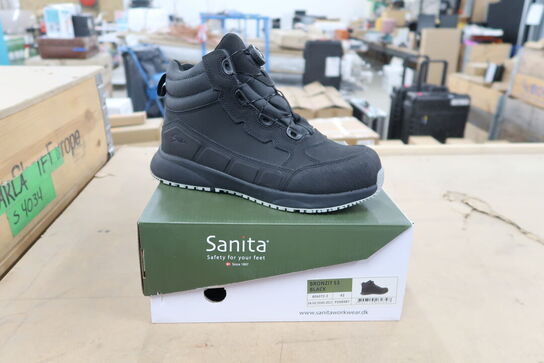 Sikkerhedssko  Str. 42 SANITA Model: BRONZIT S3 