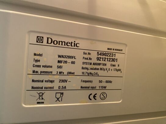 Køleskab DOMETIC WA3200FL