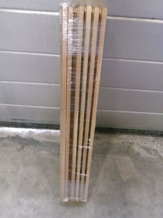 6 stk. bundstykke t/karm, eg